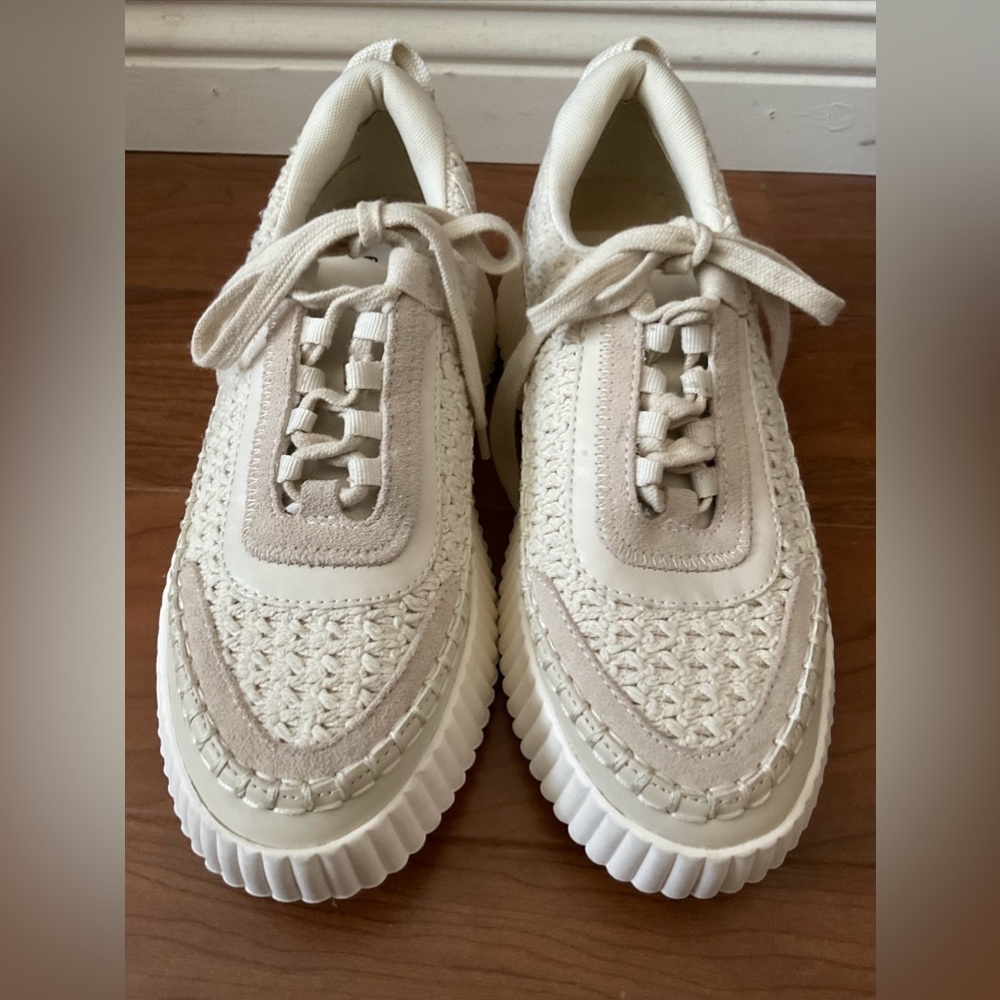 DV platform sneakers-Size 9-Off White-New without Box - Picture 4 of 6
